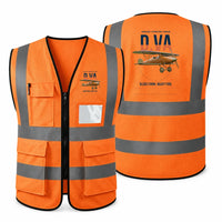 Thumbnail for Albatros D.Va aviation design on orange high-visibility reflective vest