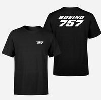 Thumbnail for Boeing 757 & Text Designed Double-Side T-Shirts