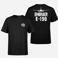 Thumbnail for Embraer E-190 & Plane Designed Double-Side T-Shirts - view 2