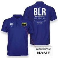 Thumbnail for BLR - Tag Custom - Double-Side Polo - Blue + Name