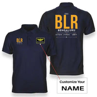 Thumbnail for BLR - Tag - Double-Side Polo - Navy Blue + Name