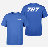 Thumbnail for 767 Flat Text Designed Double-Side T-Shirts