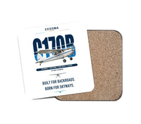 Thumbnail for Cessna 170B design on white 1 piece coaster