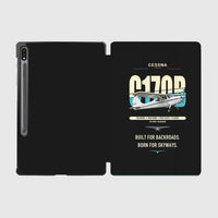 Thumbnail for Cessna 170B design on black samsung tablet tablet case