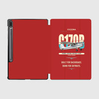 Thumbnail for Cessna 170B design on red samsung tablet tablet case
