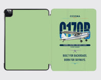 Thumbnail for Cessna 170B design on light green ipad tablet case
