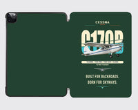 Thumbnail for Cessna 170B design on dark green ipad tablet case