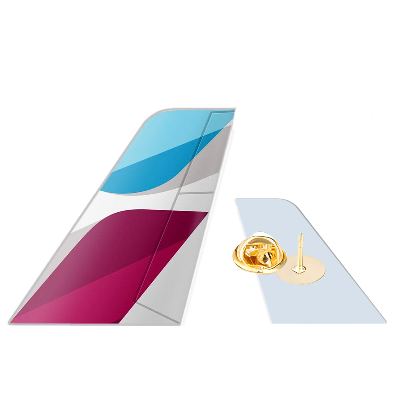 Eurowings Designed Tail Shape Badges & Pins