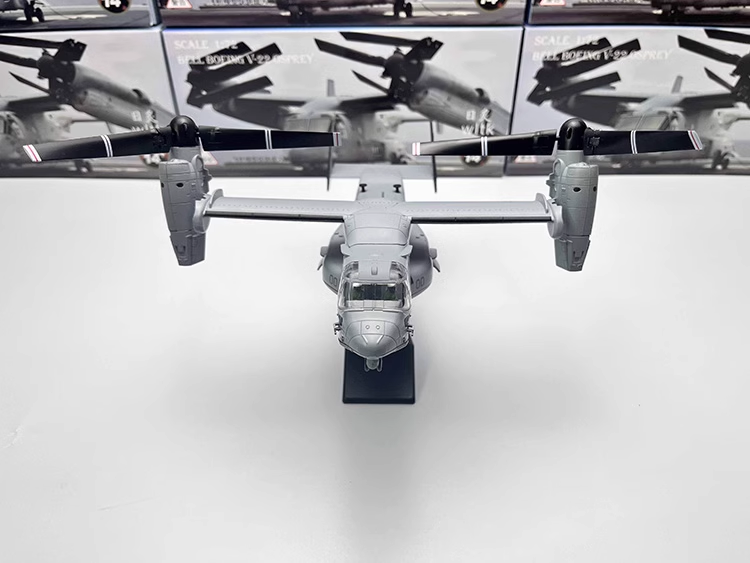 1/72 Bell Boeing V-22 Osprey Tiltrotor Military Transport Aircraft Airplane Model