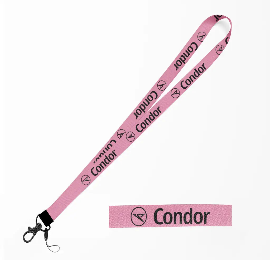 condor air lanyard - pink