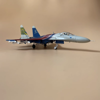 Thumbnail for 1/100 Russia SU-27 Warrior Flanker Fighter Military Airplane Model
