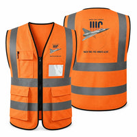 Thumbnail for Dassault Mirage IIIC aviation design on orange high-visibility reflective vest