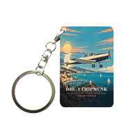 Thumbnail for de Havilland Canada DHC-1 Chipmunk - 3D + Name - Key Chain - Full Print