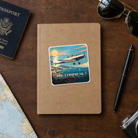 Thumbnail for de Havilland Canada DHC-1 Chipmunk - 3D - Square Sticker - Notebook
