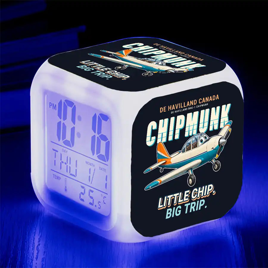 de Havilland Canada DHC-1 Chipmunk - Cartoon - Alarm Clock