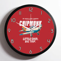 Thumbnail for de Havilland Canada DHC-1 Chipmunk - Cartoon - Framed - Red