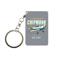 Thumbnail for de Havilland Canada DHC-1 Chipmunk - Cartoon - Key Chain - Gray