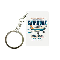 Thumbnail for de Havilland Canada DHC-1 Chipmunk - Cartoon - Key Chain - White