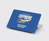 Thumbnail for de Havilland Canada DHC-1 Chipmunk - Cartoon - MacBook Case - Blue