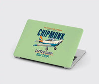 Thumbnail for de Havilland Canada DHC-1 Chipmunk - Cartoon - MacBook Case - Light Green