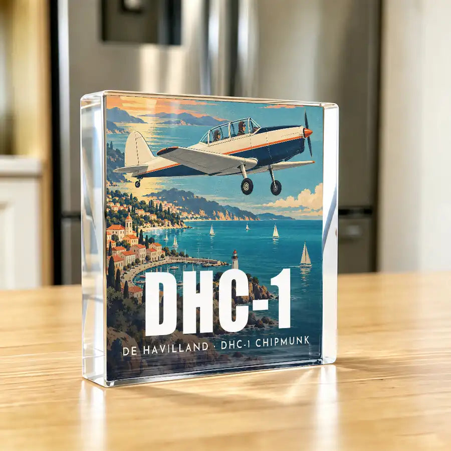 de Havilland Canada DHC-1 Chipmunk - Crystal Ornament - 3D - Kitchen