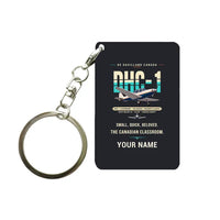 Thumbnail for de Havilland Canada DHC-1 Chipmunk - Original + Name - Key Chain - Black