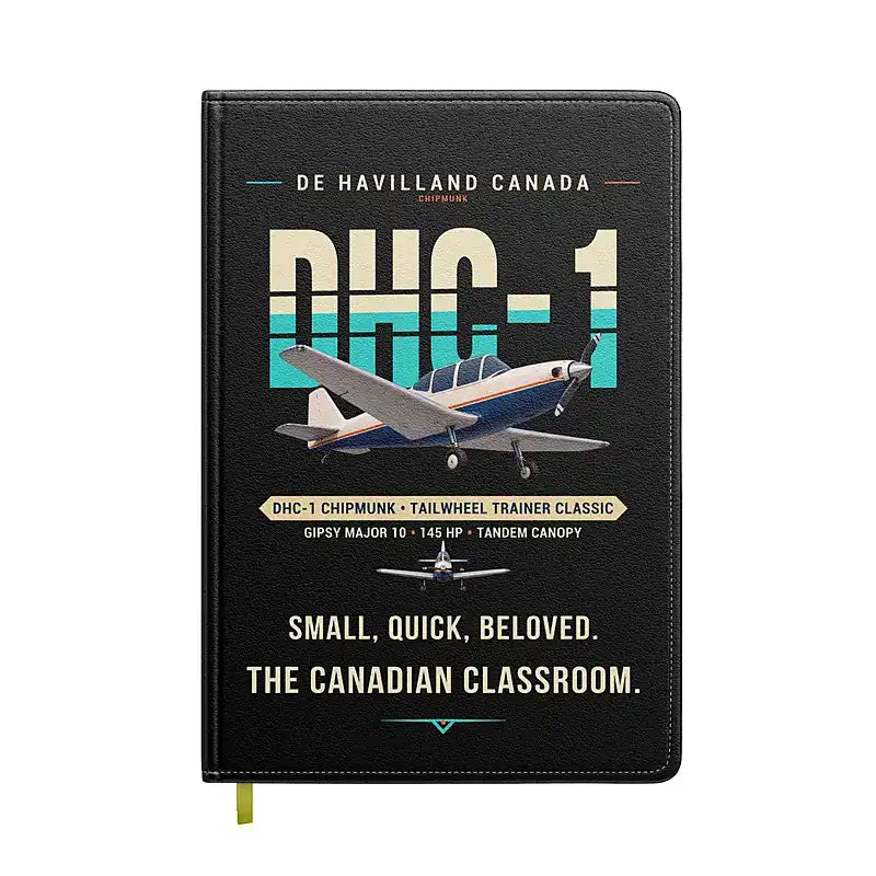 de Havilland Canada DHC-1 Chipmunk - Original - Notebook - Black
