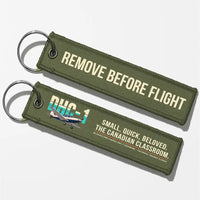 Thumbnail for de Havilland Canada DHC-1 Chipmunk Aviator Key Chains - Green Army - Original - Remove Before Flight
