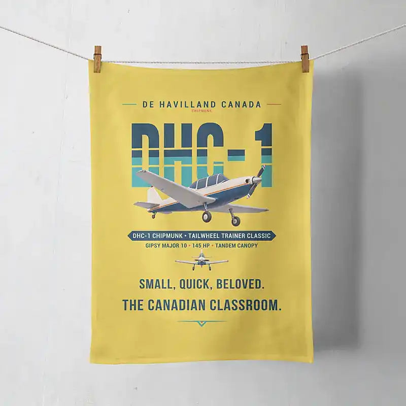de Havilland Canada DHC-1 Chipmunk - Original - Towel - Yellow