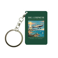 Thumbnail for de Havilland Canada DHC-1 Chipmunk - Poster - Key Chain - Dark Green