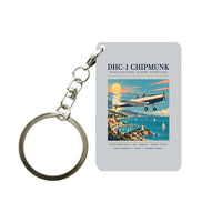 Thumbnail for de Havilland Canada DHC-1 Chipmunk - Poster - Key Chain - Light Gray