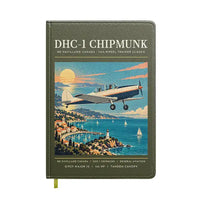 Thumbnail for de Havilland Canada DHC-1 Chipmunk - Poster - Notebook - Green Army
