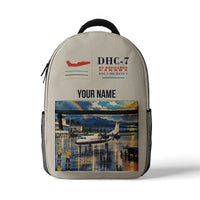 Thumbnail for de Havilland Canada DHC-7-102 Dash 7 - 3D Backpack - Beige + Name