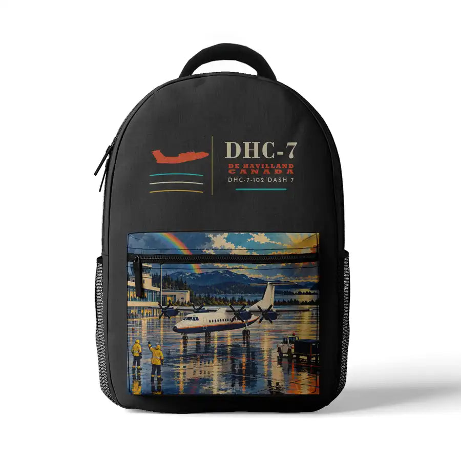 de Havilland Canada DHC-7-102 Dash 7 - 3D Backpack - Gray