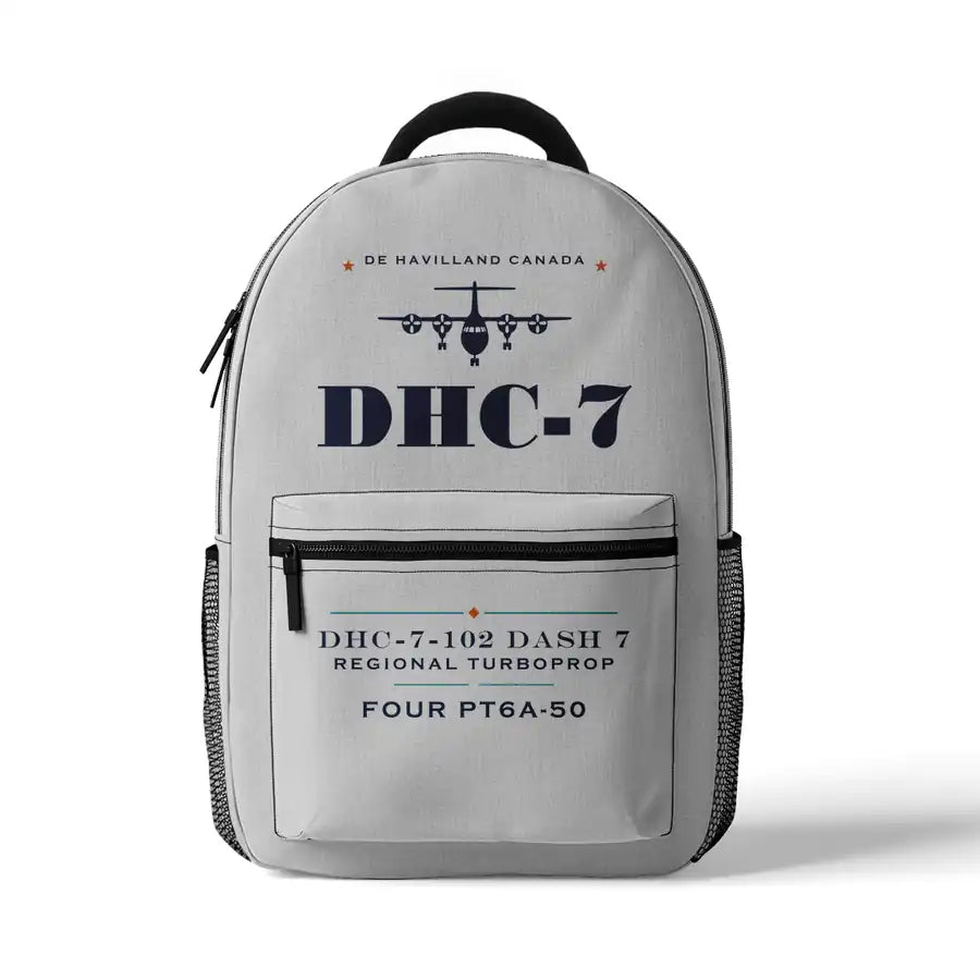 de Havilland Canada DHC-7-102 Dash 7 - 3D Backpack - Heritage - White