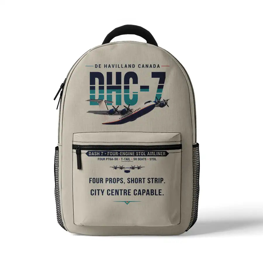 de Havilland Canada DHC-7-102 Dash 7 - 3D Backpack - Original - Beige
