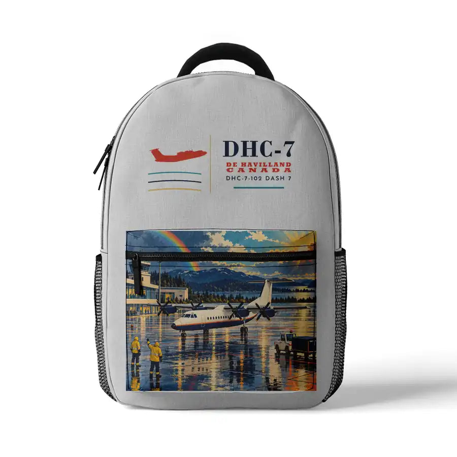 de Havilland Canada DHC-7-102 Dash 7 - 3D Backpack - White