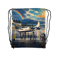 Thumbnail for de Havilland Canada DHC-7-102 Dash 7 - Drawstring Bag - 3D Scene + Name
