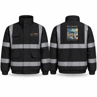 Thumbnail for de Havilland Canada DHC-7-102 Dash 7 Reflective Winter Jackets - Poster - Black