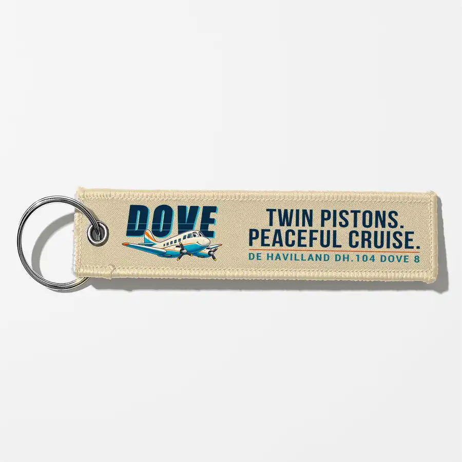 de Havilland DH.104 Dove 8 Aviator Key Chains - Beige - Cartoon