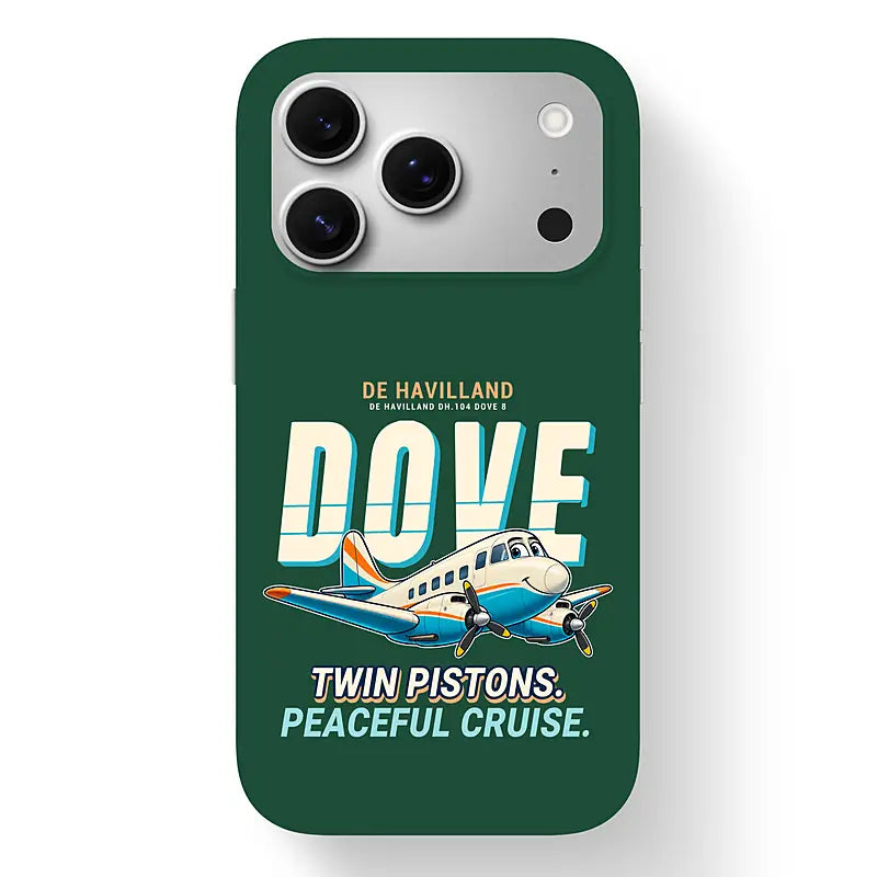 de Havilland DH.104 Dove 8 - Cartoon - MagSafe iPhone 17 Pro - Dark Green