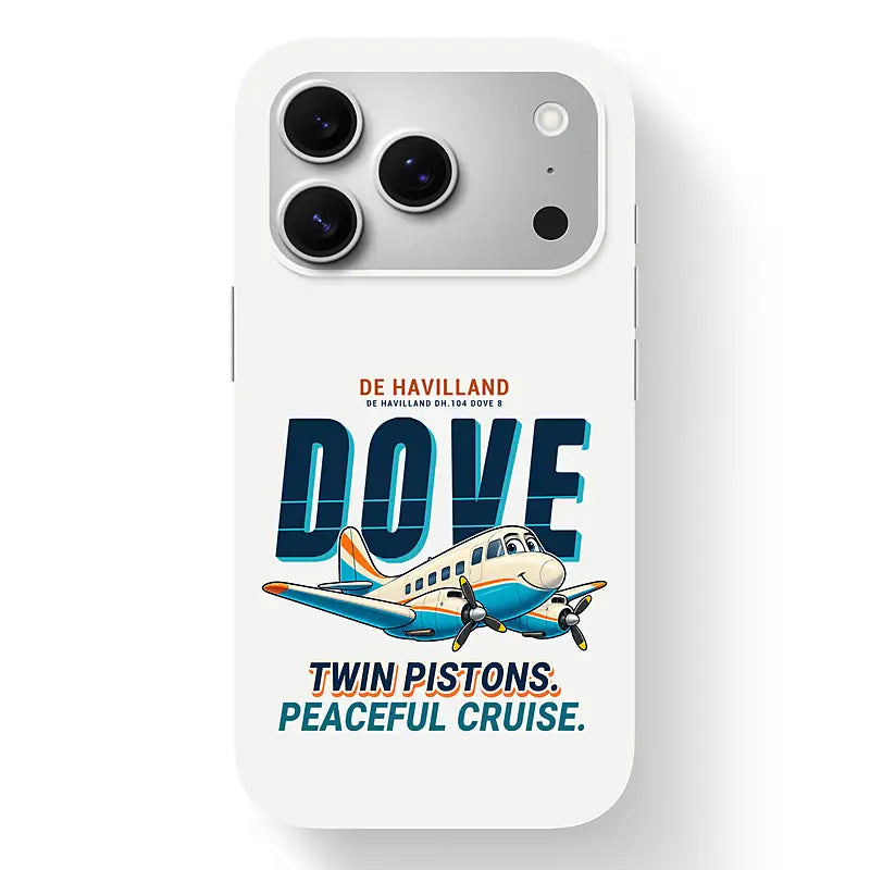 de Havilland DH.104 Dove 8 - Cartoon - MagSafe iPhone 17 Pro - White