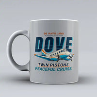 Thumbnail for de Havilland DH.104 Dove 8 - Cartoon - Mug - Light Gray