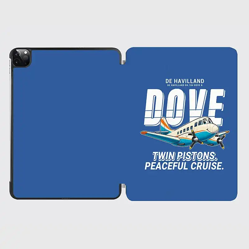 de Havilland DH.104 Dove 8 - Cartoon - iPad Case - Blue