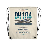 Thumbnail for de Havilland DH.104 Dove 8 - Drawstring Bag - Original - Beige