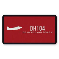 Thumbnail for de Havilland DH.104 Dove 8 Patches - Rectangle - Red White