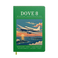 Thumbnail for de Havilland DH.104 Dove 8 - Poster - Notebook - Green