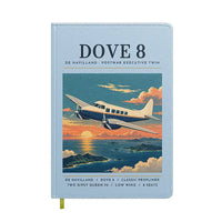 Thumbnail for de Havilland DH.104 Dove 8 - Poster - Notebook - Light Blue