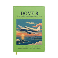 Thumbnail for de Havilland DH.104 Dove 8 - Poster - Notebook - Light Green
