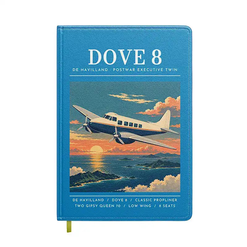 de Havilland DH.104 Dove 8 - Poster - Notebook - Turquoise